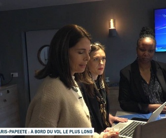 Replay Un jour, un doc week-end - Paris-Papeete : à bord du vol le plus long