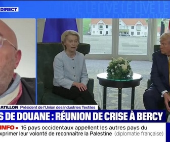 Replay Parlons info ! - Olivier Ducatillon, président de l'Union des industries textiles, qualifie l'accord sur les droits de douane de capitulation
