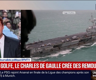 Replay BFM Première - Guerre au Moyen-Orient: certains députés souhaitent être consultés sur les déplacements du porte-avions Charles de Gaulle