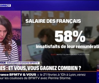 Replay 20H BFM - LE CHOIX D'AMÉLIE - 58% des Français s'estiment mal payés