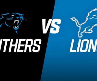 Replay Les résumés NFL - Week 5 : Carolina Panthers @ Detroit Lions