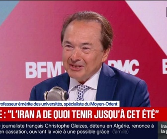 Replay Face à Face - Moyen-Orient: L'Iran a de quoi tenir au moins jusqu'à la fin de l'été, assure Gilles Kepel, professeur émérite des universités