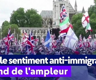Replay On a de l'info - GB : le sentiment anti-immigration prend de l'ampleur