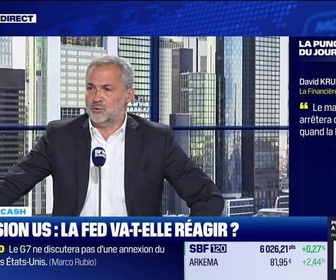 Replay BFM Bourse - La bourse cash : Le marché Américain arrêtera de paniquer quand la Fed paniquera - 12/03