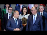 Replay Le Premier ministre polonais Donald Tusk a été reçu à Berlin par Friedrich Merz