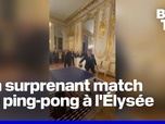 Replay L'image du jour - Quand Emmanuel Macron défie Alexis Lebrun: le match insolite de tennis de table à l'Élysée