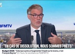 Replay BFM Politique - Olivier Faure (PS): En cas de dissolution de l'Assemblée nationale, nous serons prêts