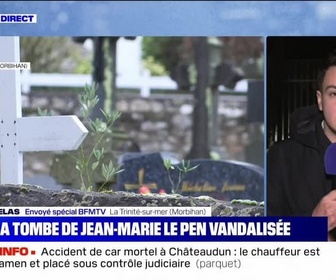 Replay Week-end soir - La tombe de Jean-Marie Le Pen à la Trinité-sur-Mer vandalisée - 31/01