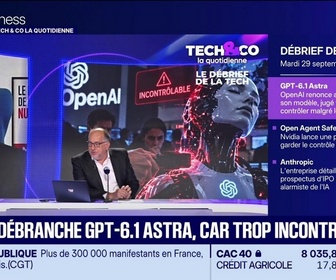 Replay Tech & Co, la quotidienne - OpenAI débranche GPT-6.1 Astra, car trop incontrôlable - 29/09