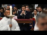Replay Le pape François a accordé quelques minutes à J. D. Vance, en visite au Vatican