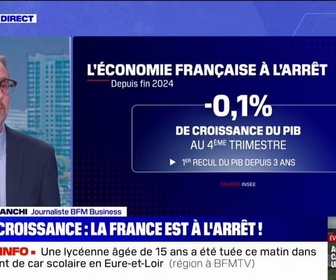 Replay Doze d'éco - L'économie française s'est retractée de 0,1% au 4e trimestre 2024