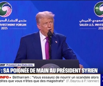 Replay 20H BFM - LE CHOIX D'ELSA - Donald Trump rencontre le président syrien, une poignée de main qui pourrait jouer un rôle pour l'avenir des relations avec Israël
