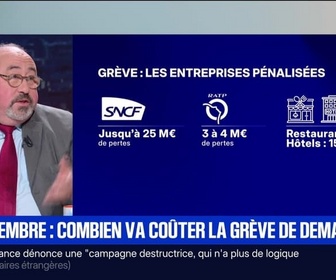 Replay BFM Première - BFM Conso : 18 septembre, combien va coûter la grève de demain ? - 17/09