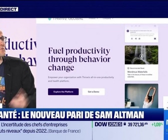 Replay Culture IA : IA et santé, le nouveau pari de Sam Altam, par Anthony Morel - 11/07