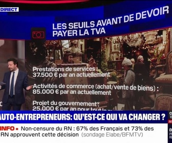 Replay BFM Story - LES ÉCLAIREURS - Budget 2025: ce qui va changer pour les auto-entrepreneurs