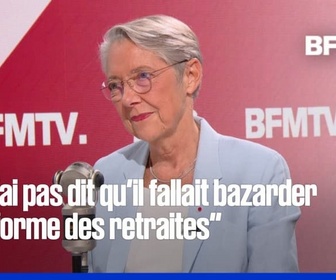 Replay Face à Face - Réformes des retraites, présidentielle anticipée, enseignants... L'interview d'Élisabeth Borne