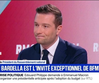 Replay Face à Face - Jordan Bardella appelle Emmanuel Macron à dissoudre l'Assemblée nationale