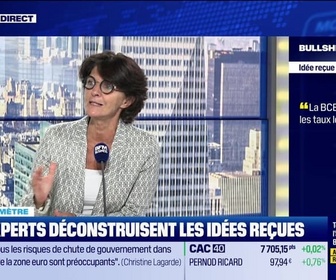 Replay BFM Bourse - Bullshitomètre : La BCE peut soulager les taux longs - FAUX répond Véronique Riches-Flores - 01/09
