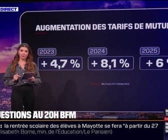 Replay 20H BFM - Qu'est-ce qui justifie vraiment l'augmentation du prix des mutuelles? Vos questions au 20 heures de BFMTV