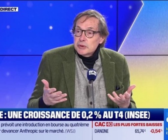 Replay Les Experts - Une croissance de 0,2 % au quatrième trimestre en France : On a tout juste la tête hors de l'eau