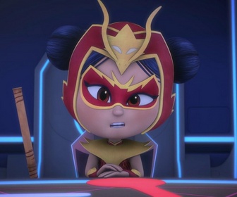 Replay Les Pyjamasques Power Heroes Le cercle des héros - Gluglu et Robot le héros