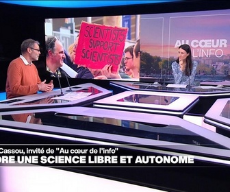 Replay Au cœur de l'info, l'invité - Christophe Cassou, climatologue : Les petits renoncements sont le terreau des grandes catastrophes