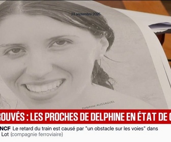 Replay BFM Première - L'émotion des proches de Delphine Jubillar après la découverte d'ossements