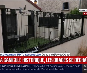 Replay BFM Première - C'était violent: de forts orages de grêle ont balayé le Puy-de-Dôme