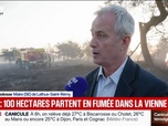 Replay BFM Première - Un spectacle de désolation: 100 hectares sont partis en fumée à Lathus-Saint-Rémy (Vienne)