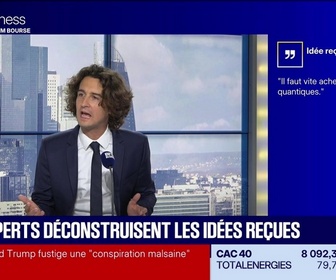 Replay BFM Bourse - Mythomètre : Il faut vite acheter les valeurs quantiques, FAUX répond Jean-Benoit Gambet - 14/09