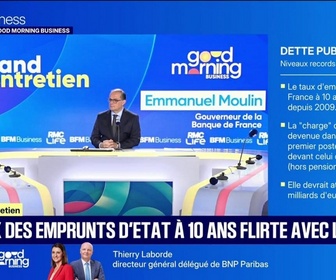 Replay Good Morning Business - Le taux des emprunts d'Etat à 10 ans flirte avec les 4%