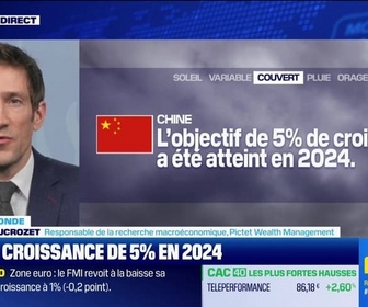 Replay BFM Bourse - L'éco du monde : Chine, la croissance 2024 a atteint 5% - 17/01