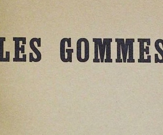 Replay Blow up - Vous connaissez Les gommes, d'après Alain Robbe-Grillet ?