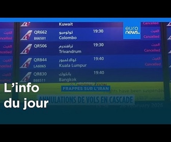 Replay L'info du jour | 1er mars 2026 - Soir