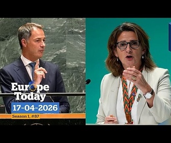 Replay Europe Today : Teresa Ribera et Alexander De Croo s'expriment sur Euronews