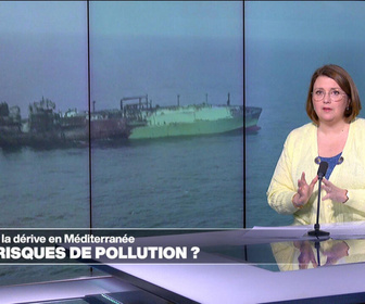 Replay Élément Terre, la quotidienne - Méthanier à la dérive en Méditerranée: quels risques de pollution?