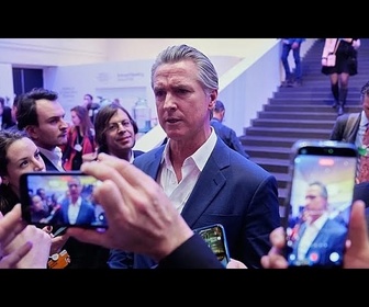 Replay Le gouverneur de Californie exhorte l'Europe à riposter face à Trump