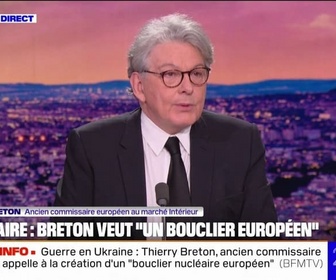 Replay 20H BFM - Thierry Breton appelle l'Europe à un endettement commun pour augmenter son arsenal militaire