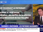 Replay La chronique éco - Le patronat rassuré après la nomination de Michel Barnier à Matignon