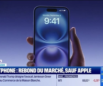 Replay Tech & Co, la quotidienne - Le Tech Flash : Rebond du marché du smartphone, sauf Apple, par Léa Benaim - 27/11