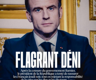 Replay Dans la presse - Emmanuel Macron pris en flagrant déni de responsabilité