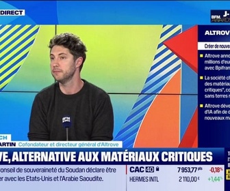 Replay Good Morning Business - Altrove mêle IA et science des matériaux