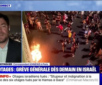 Replay Week-end direct - Otages : grève générale dès demain en Israël - 01/09