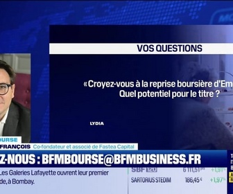 Replay BFM Bourse - Culture Bourse : Croyez-vous à la reprise boursière d'Emeis ? Quel potentiel pour le titre ? , par Antoine Larigaudrie - 15/10