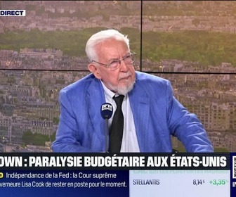 Replay Le 18/19 d'Hedwige Chevrillon - Jacques de Larosière (ancien directeur général du FMI) : Shutdown, paralysie budgétaire aux États-Unis - 01/10