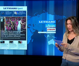 Replay Dans la presse - NBA : Victor Wembanyama élu défenseur de l'année à l'unanimité, une première