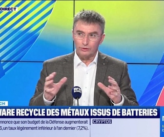 Replay Good Morning Business - French Tech : Mecaware recycle des métaux issus de batteries - 05/03