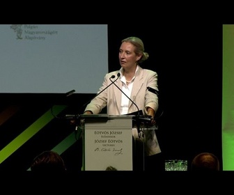 Replay Alice Weidel défend à Budapest une Allemagne libérale et conservatrice