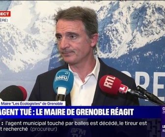 Replay BFM Story Week-end - Agent municipal tué par balle à Grenoble: Tout est fait pour arrêter l'auteur de ce crime atroce, déclare le maire écologiste Éric Piolle