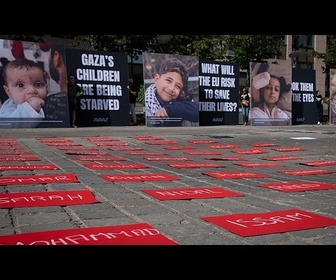 Replay Gaza : une ONG expose des photos d'enfants palestiniens à Bruxelles pour dénoncer l'inaction de l'UE
